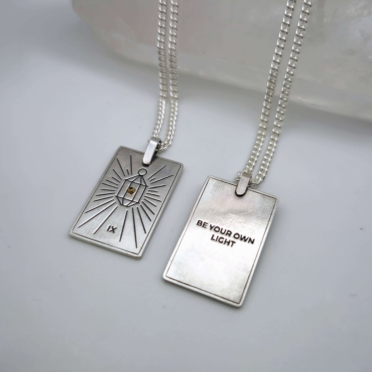 "Be your own light" Talisman necklace