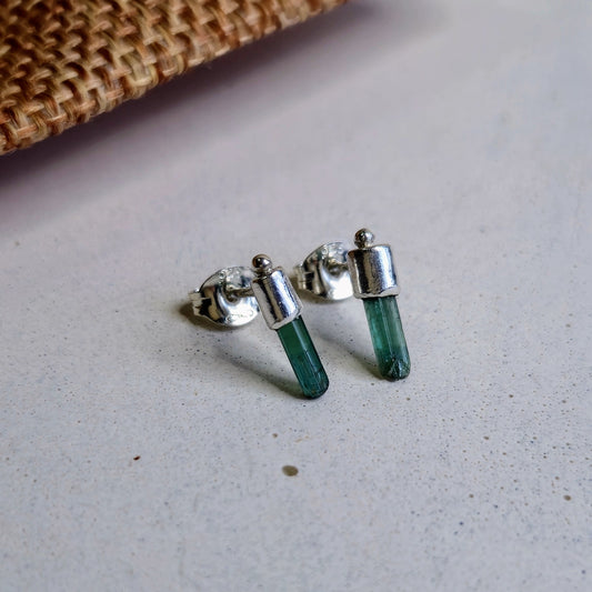 Tourmaline Crystal Earrings